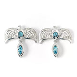 Sterling Silver Ravenclaw Diadem stud Earrings