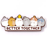 Pin Badge - Better Together - Molang