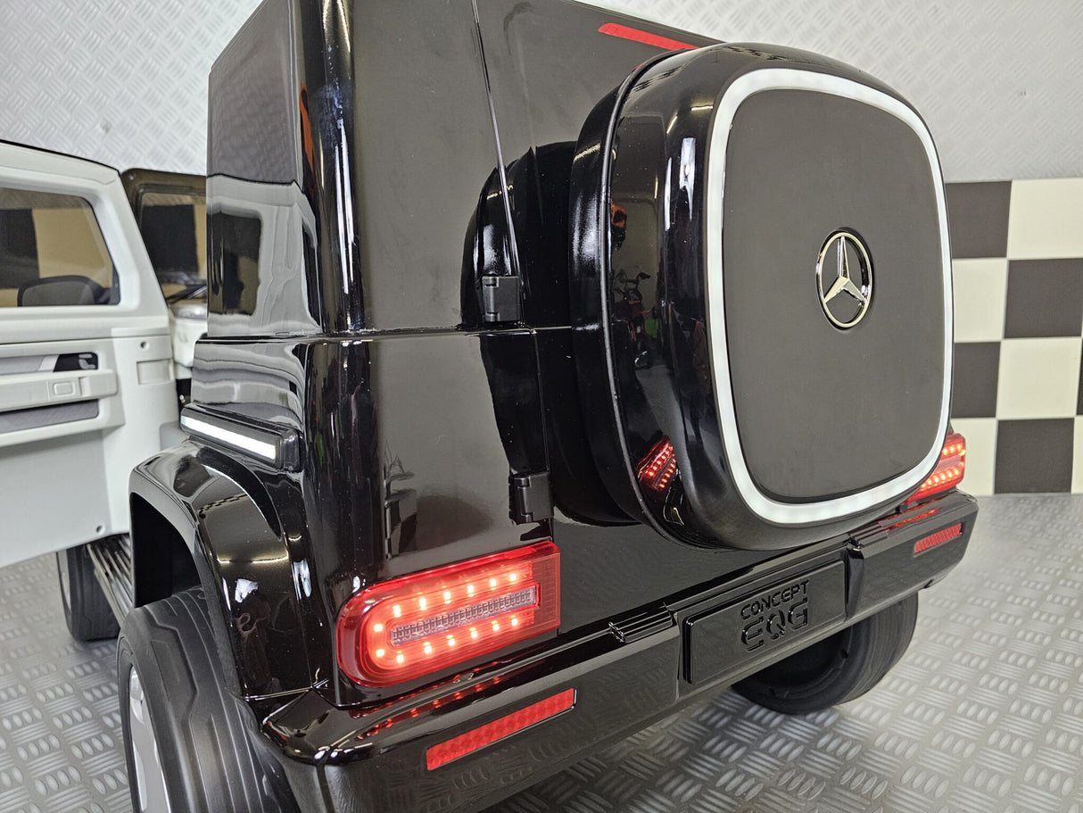 Children's car Mercedes EQG black 12 volts