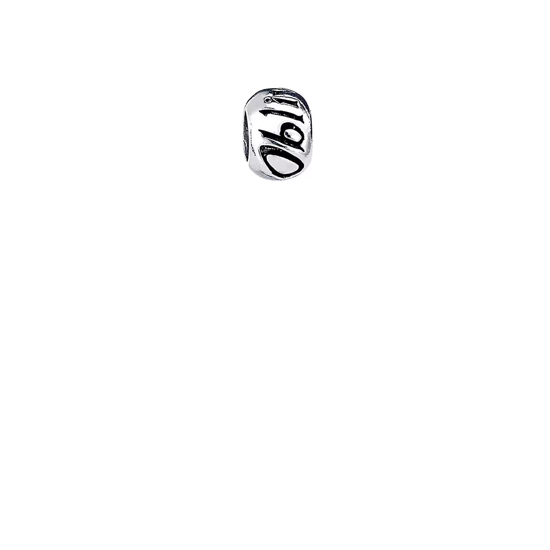 Sterling Silver Spell Bead - Obliviate  - Harry Potter