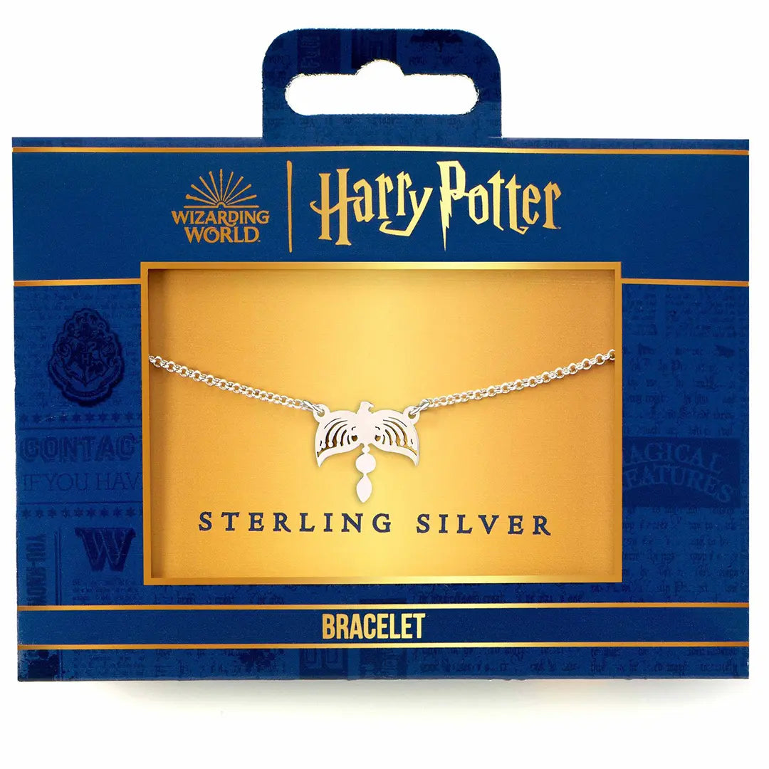 Sterling silver Ravenclaw Diadem Cham Bracelet - Harry Potter