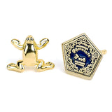 Official Harry Potter stud earring set - Time turners, choc frog