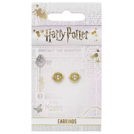 Fixed Time Turner Stud Earrings - Harry Potter