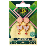 Glinda Drop Butterfly Earrings- Wicked