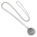 Floating Charm Locket Necklace with 3 charms - Harry Potter