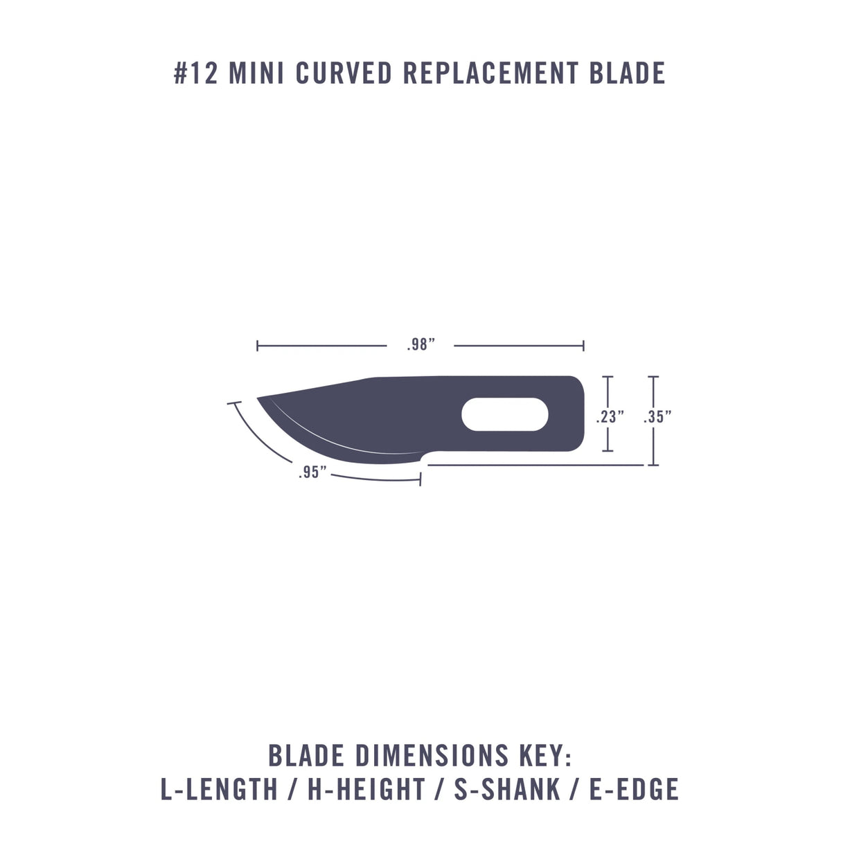 Knife Blade #12 Mini Curved (5)