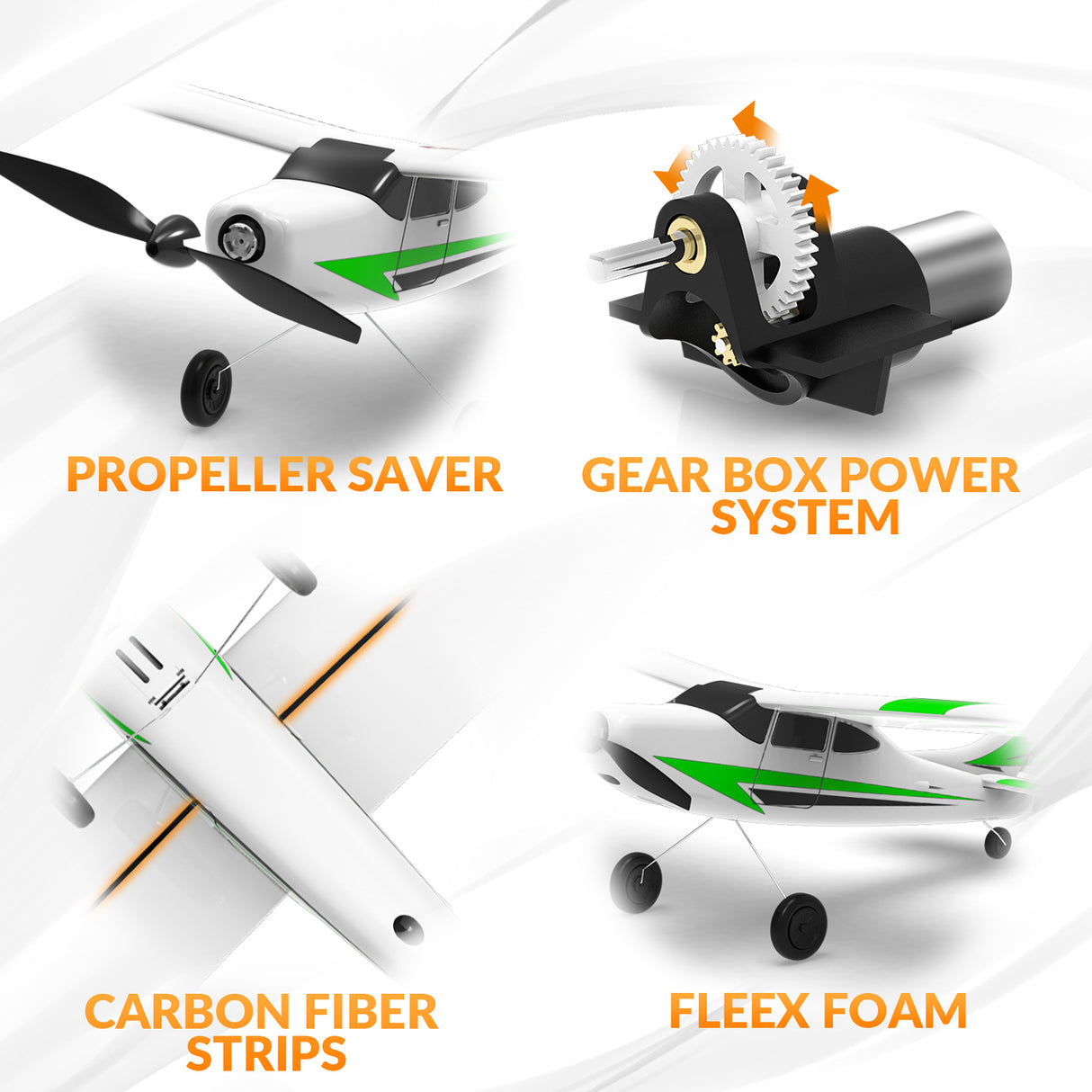 Trainstar Mini 3CH Gyro 400mm RTF Green