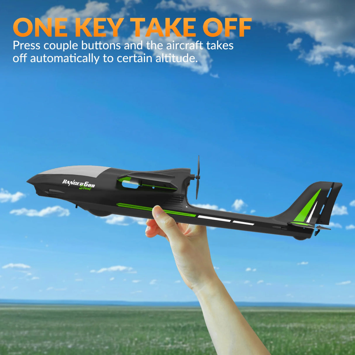 Ranger 600 4CH Gyro 600mm RTF Black