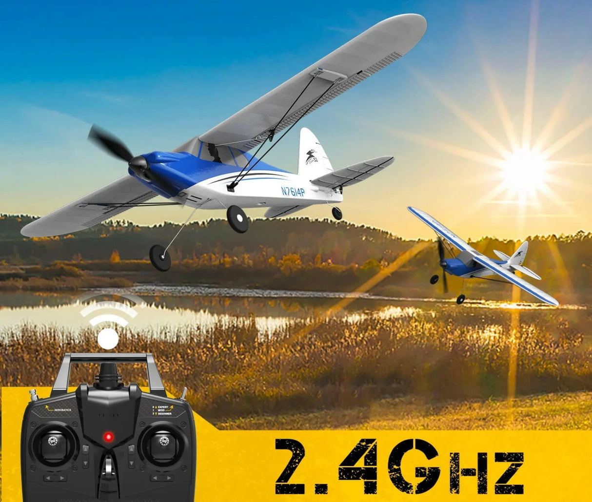 Sport Cub 500 4CH Gyro 500mm RTF Blue