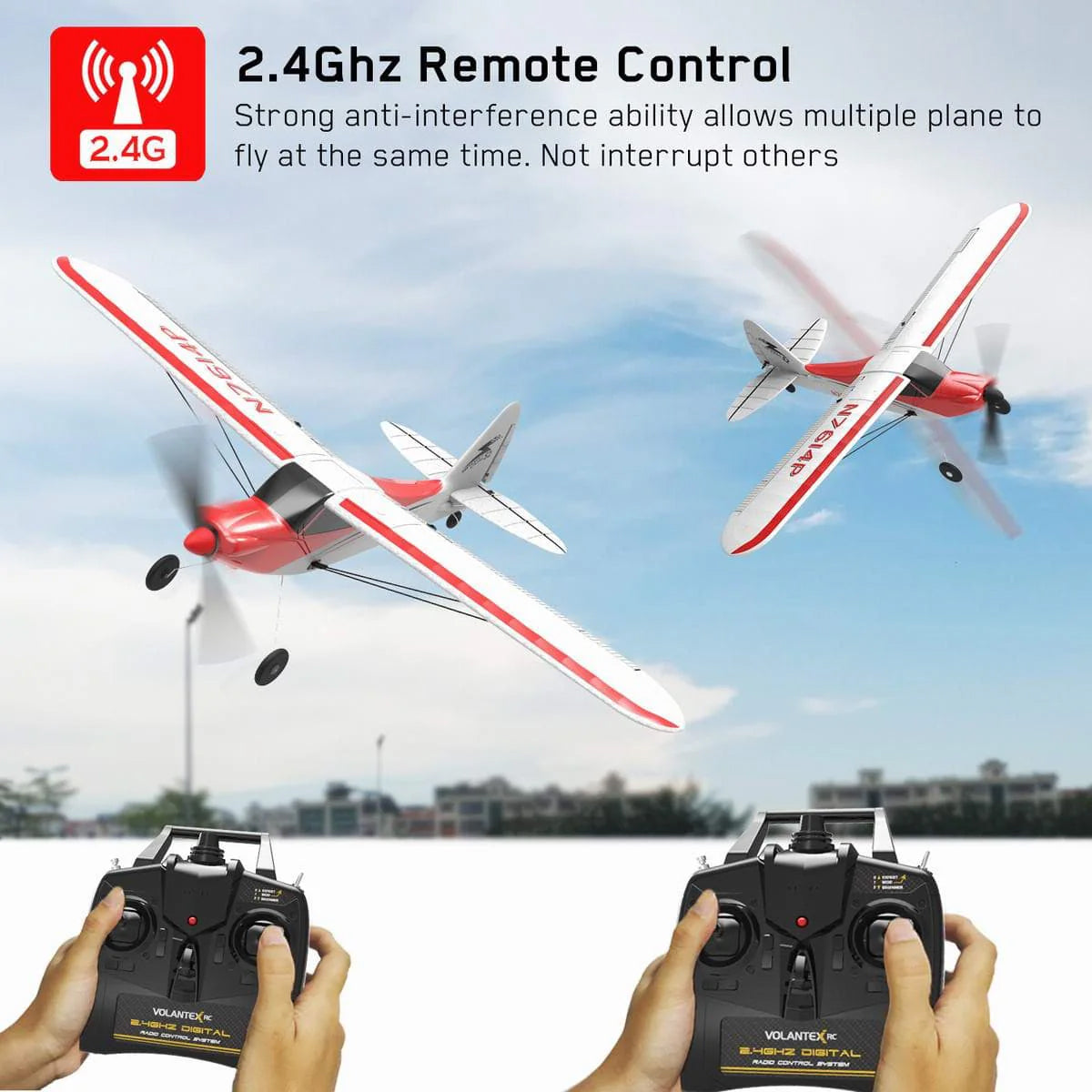 Sport Cub 500 4CH Gyro 500mm RTF Red