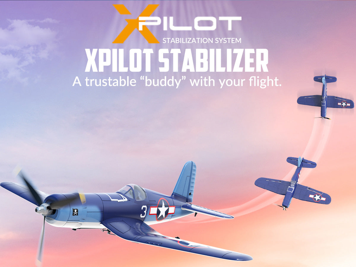 F4U Corsair V2 4CH Gyro 400mm RTF