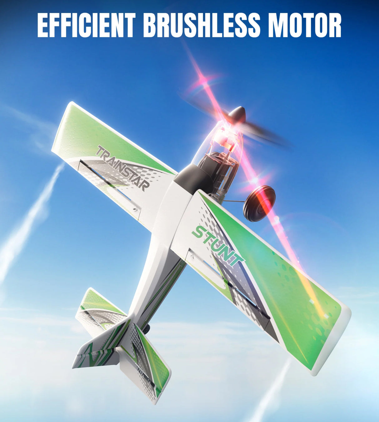 Trainstar Stunt Gyro Brushless 500mm RTF Green