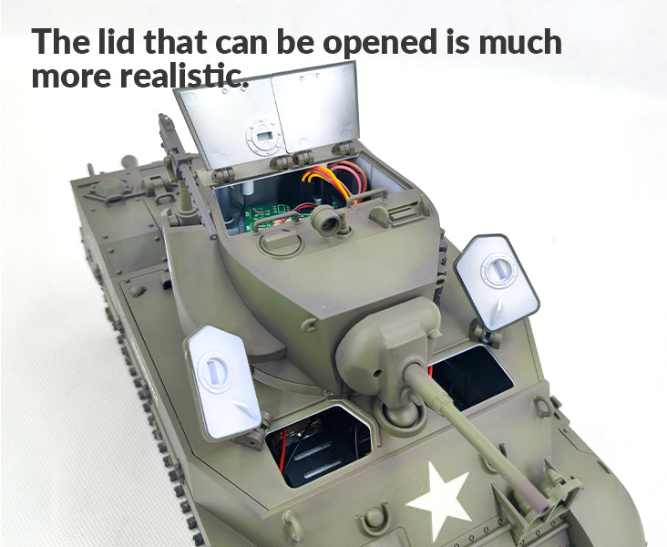 M5A1 Stuart RC Tank 1/16 Green