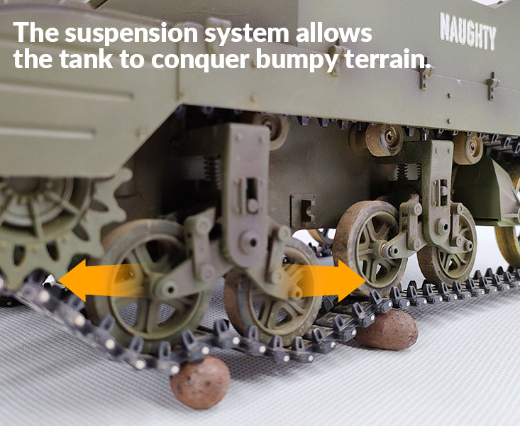 M5A1 Stuart RC Tank 1/16 Green