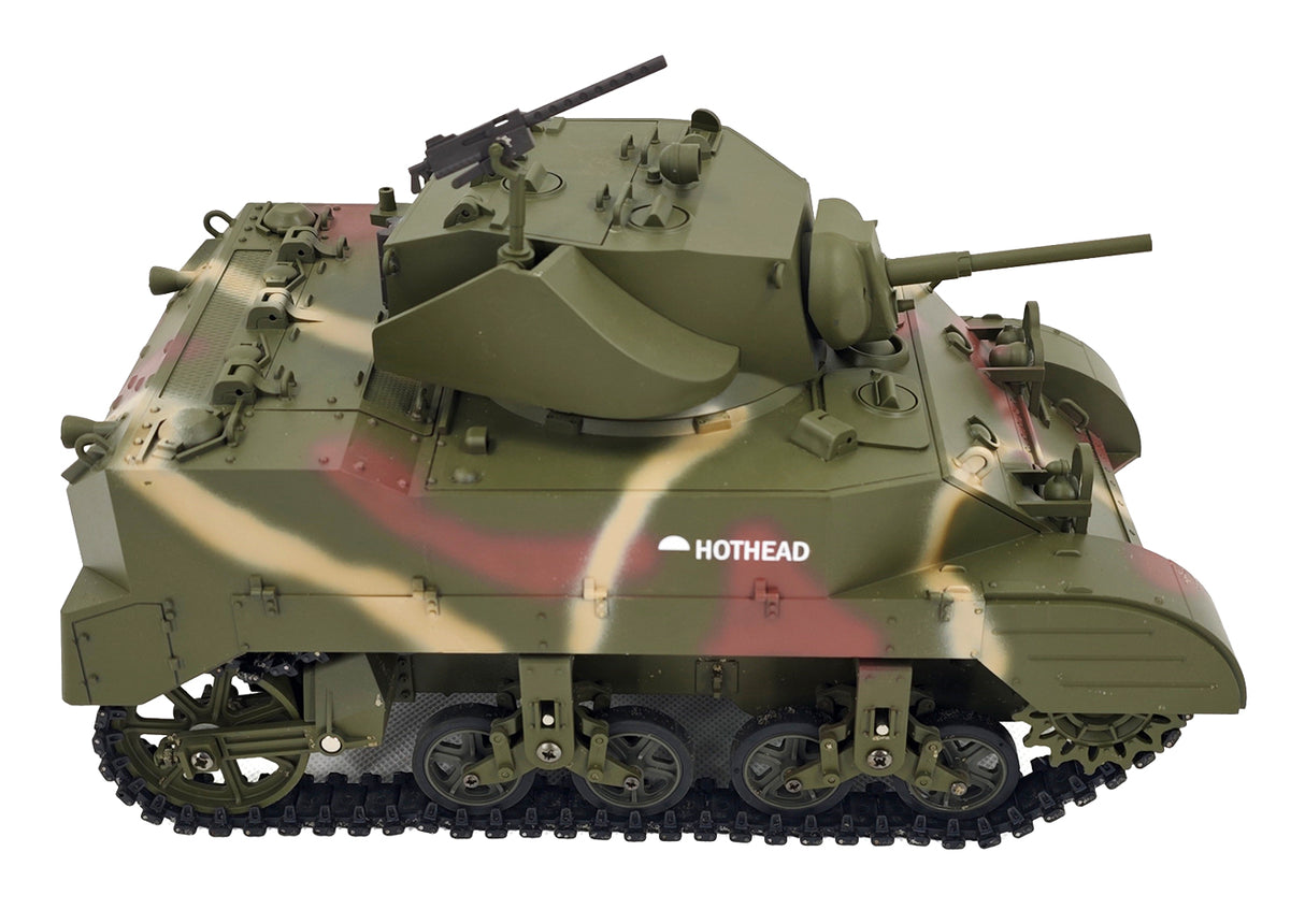 M5A1 Stuart RC Tank 1/16 Red