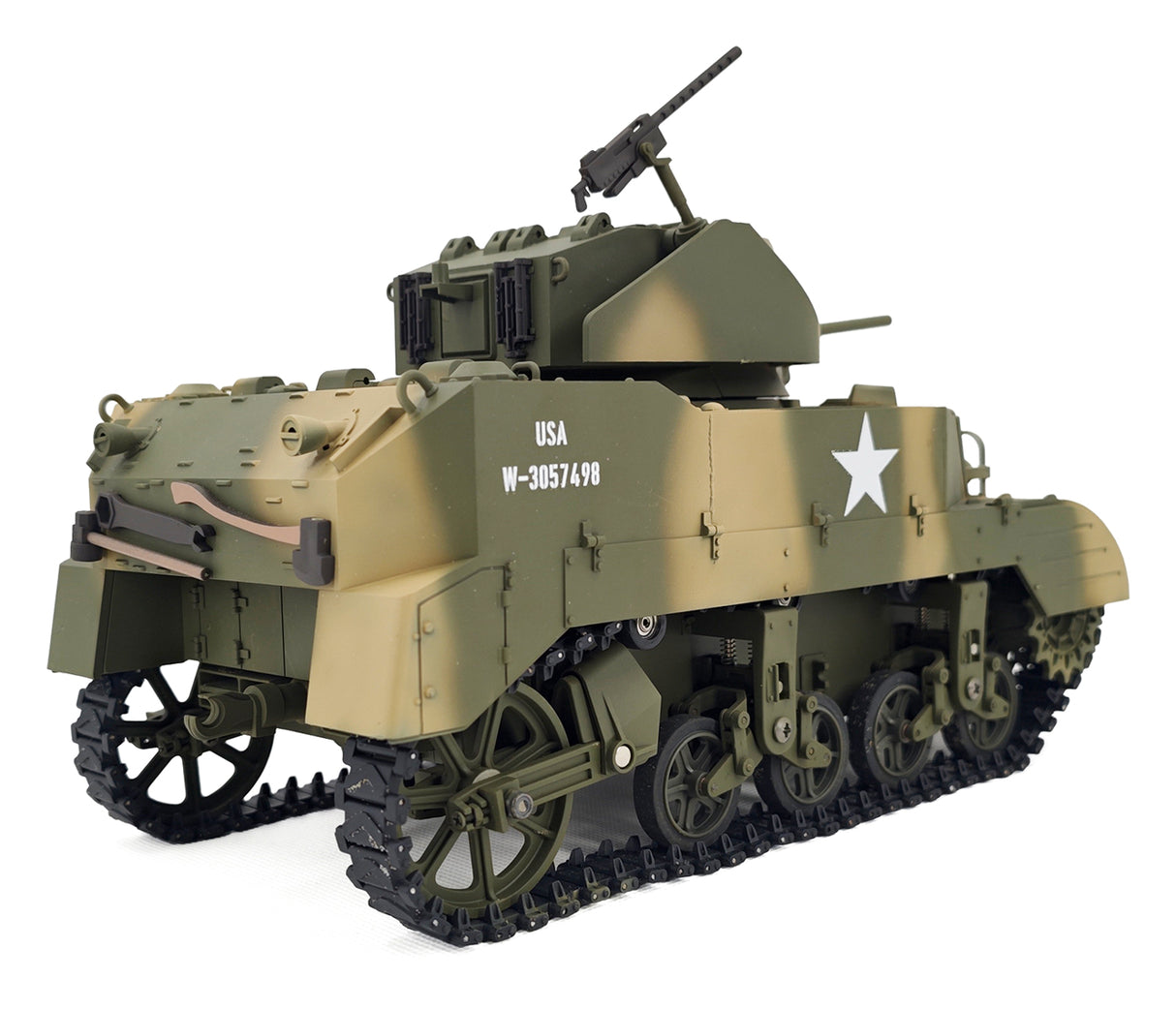 M5A1 Stuart RC Tank 1/16 Yellow