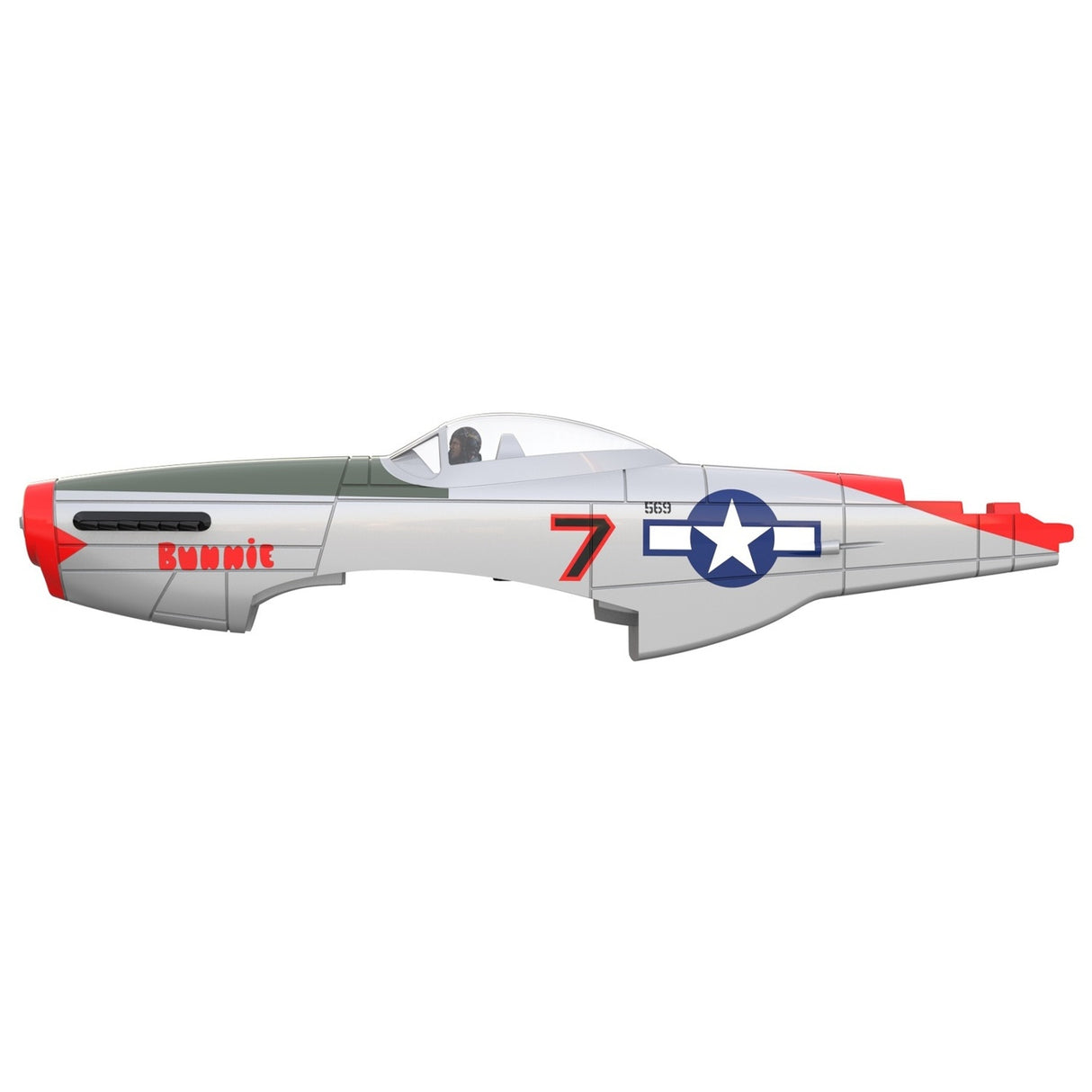 Fuselage P51D Mustang Red