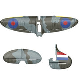 Wing, Tail Fin &amp; Stabilizer Spitfire Grey