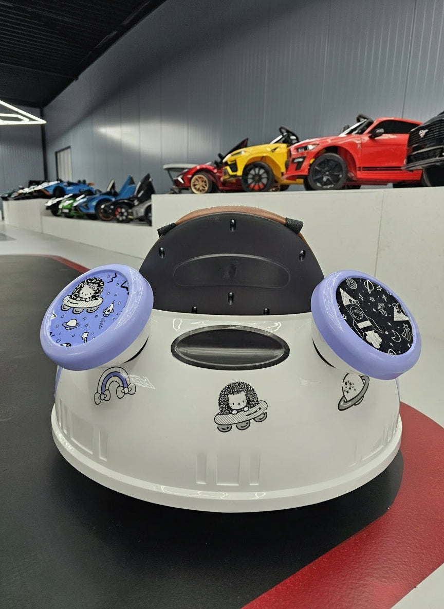 Bumper Car Hello Kitty 6 volt white