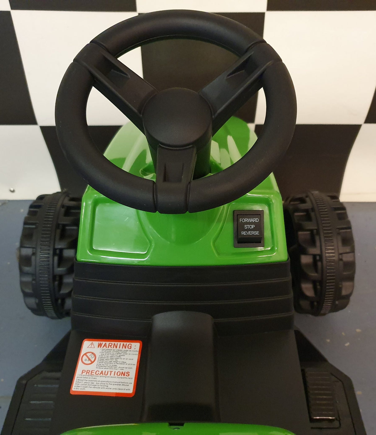 Elektrisk børnetraktor 6 volt grøn