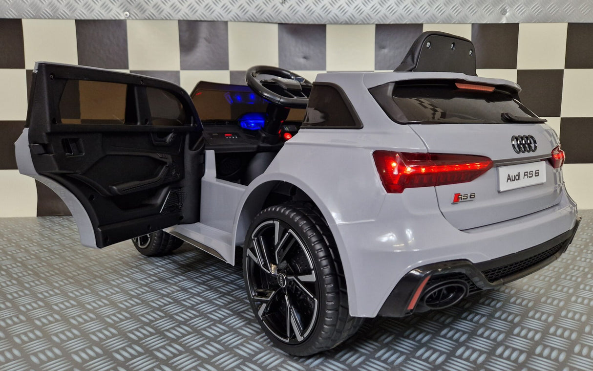 Electric children's car Audi RS 6 nardo grey