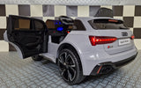 Electric children's car Audi RS 6 nardo grey