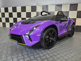Children's car Lamborghini Auténtica purple 12 volts