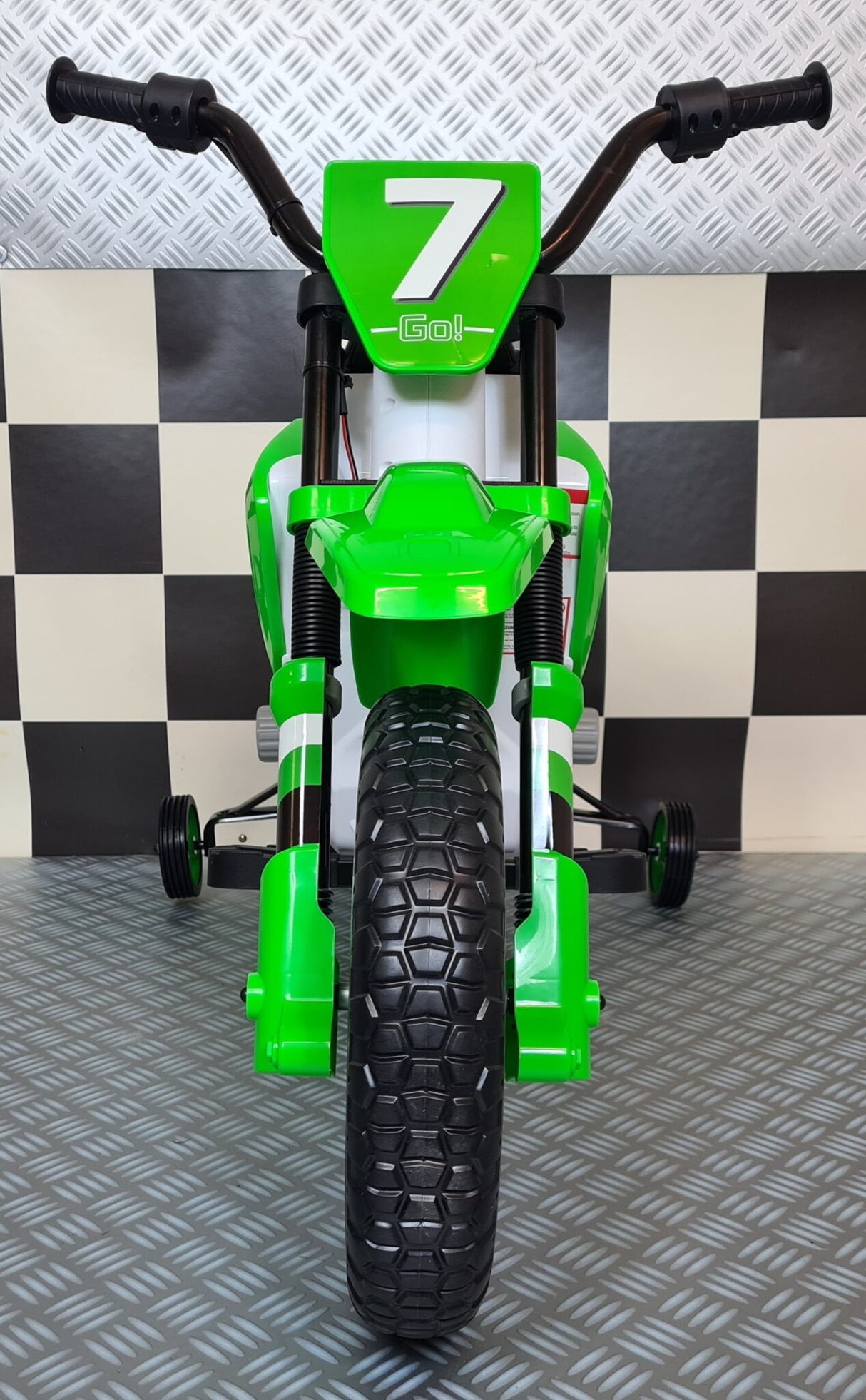 Children's dirt bike 12 volt green