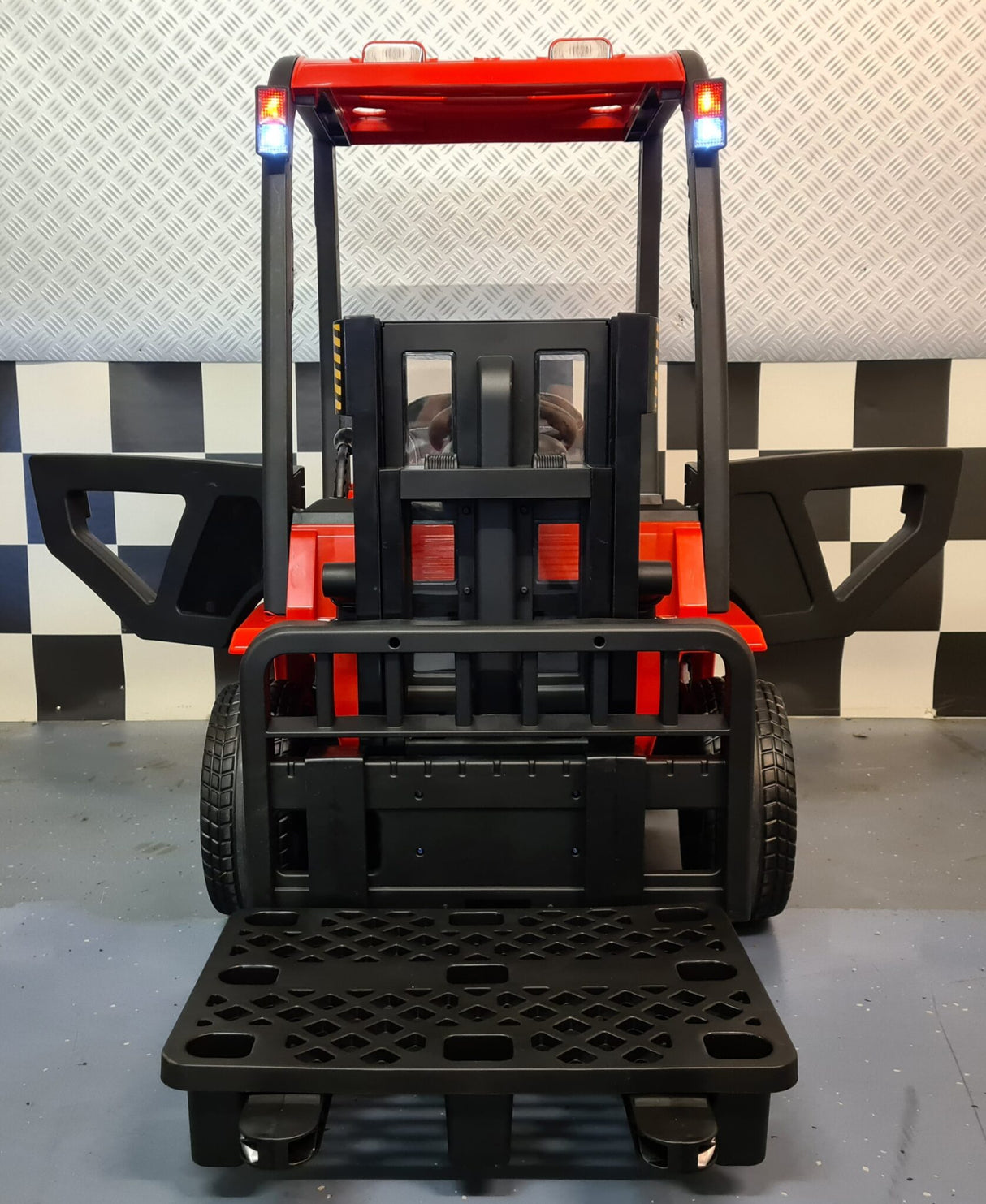 Children heftruck with remote control red