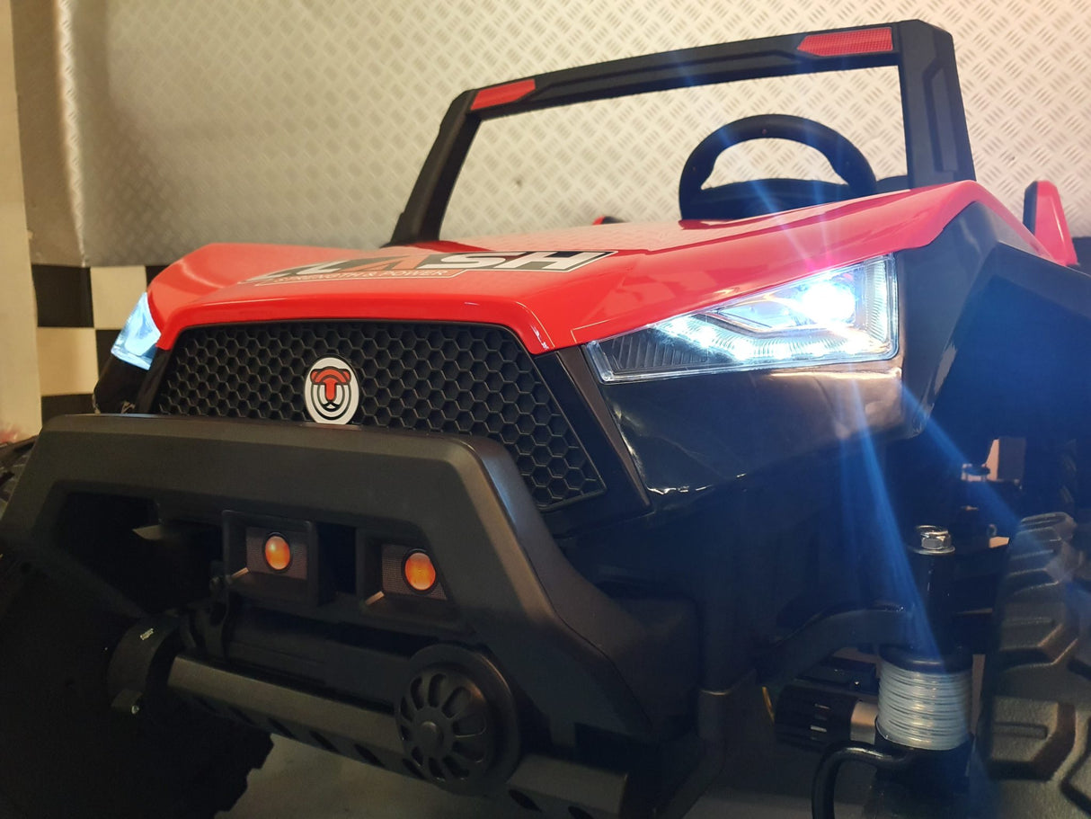 Power Buggy 24 volts, 4 wheel drive with RC for 2 children red
