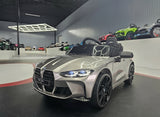 Electric children's car BMW M4 12 volt metallic grey