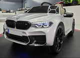 Electric ride on car BMW M5 24 volt metallic grey