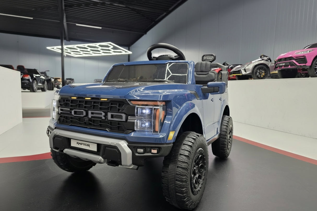 Ford Raptor 2-personers 24 volt sort børnebil