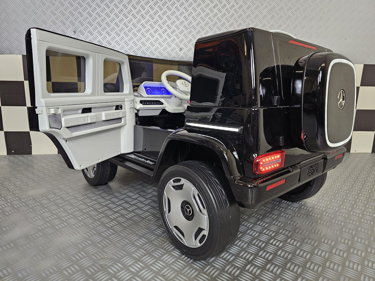 Children's car Mercedes EQG black 12 volts
