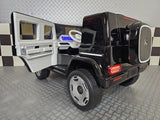 Children's car Mercedes EQG black 12 volts