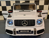 Battery children's car Mercedes G63 2 persons 24 volt white