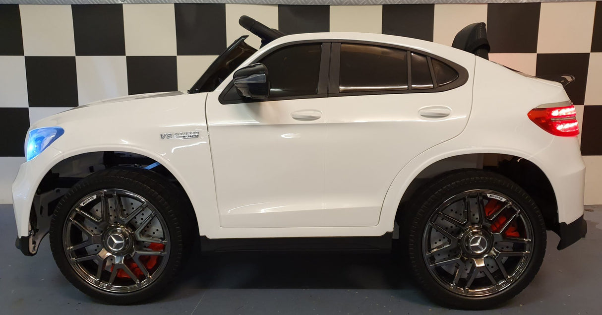 Children's car Mercedes GLC 63 AMG 1 person metallic black