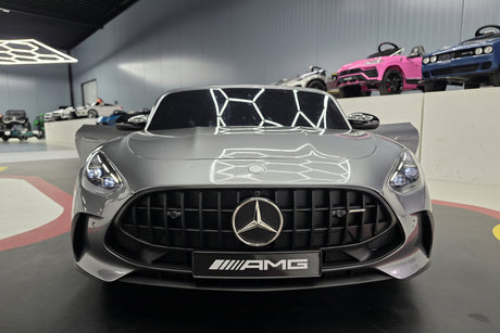 Børnebil Mercedes GT63 2-personers 24 volt metallic grå