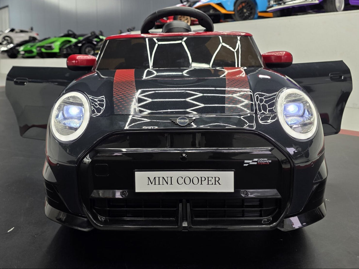 Electric children's car Mini Cooper S 12 volt metallic black
