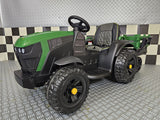 Children's tractor Farmer 12 volt green with RC