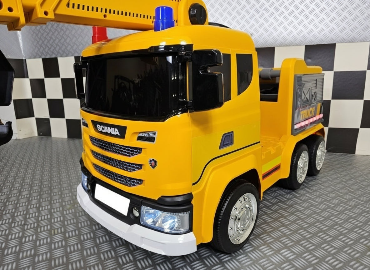 Electric crane truck Scania 12 volts