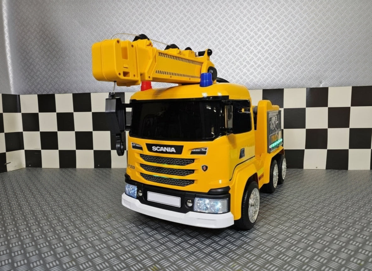 Electric crane truck Scania 12 volts