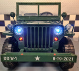 Electric children's jeep Willy's 24 volts with remote control