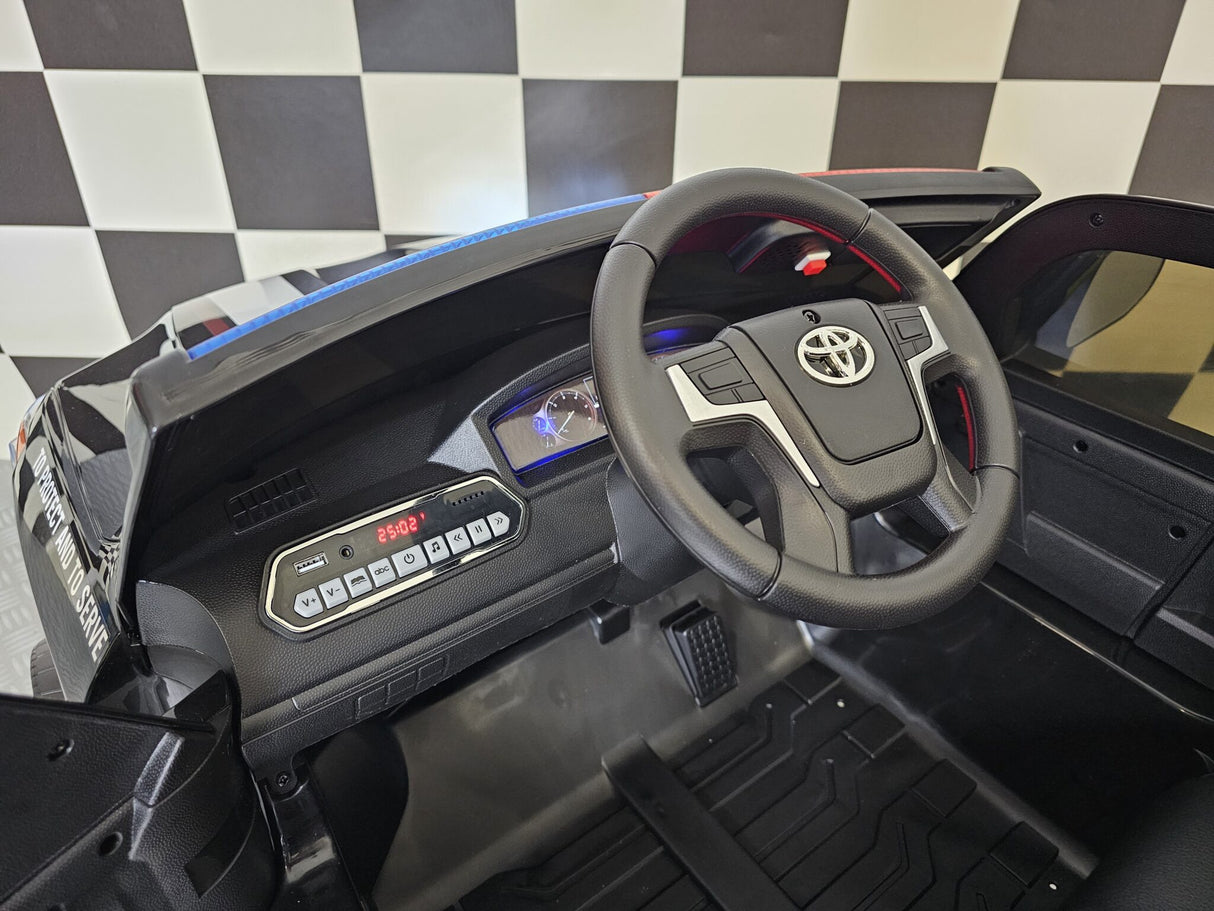 Children's car Toyota Land Cruiser police 24 volts