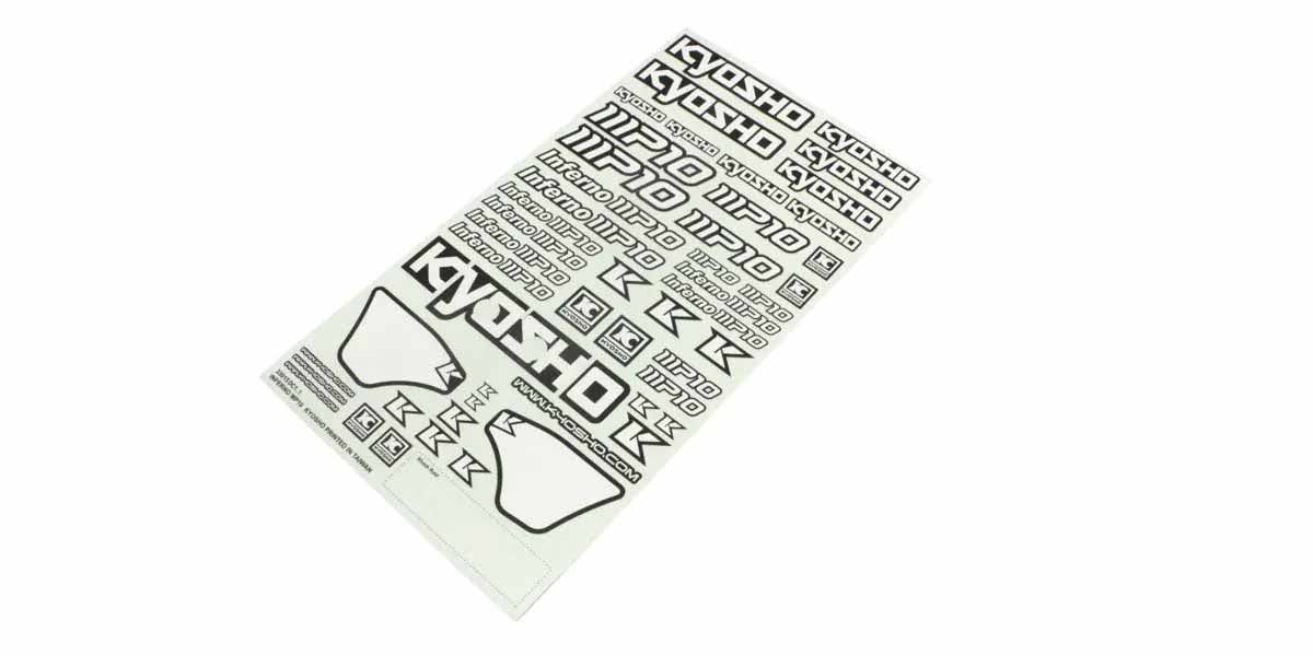 Kyosho Inferno MP10 Decal Sheet