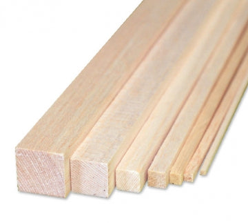 Minicars Wood 91002 - Balsa Strip 1 x 2 x 1000 mm