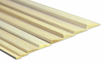 Minicars Wood 91911 - Aileron Balsa TE strip 5 x 15 x 1000 mm