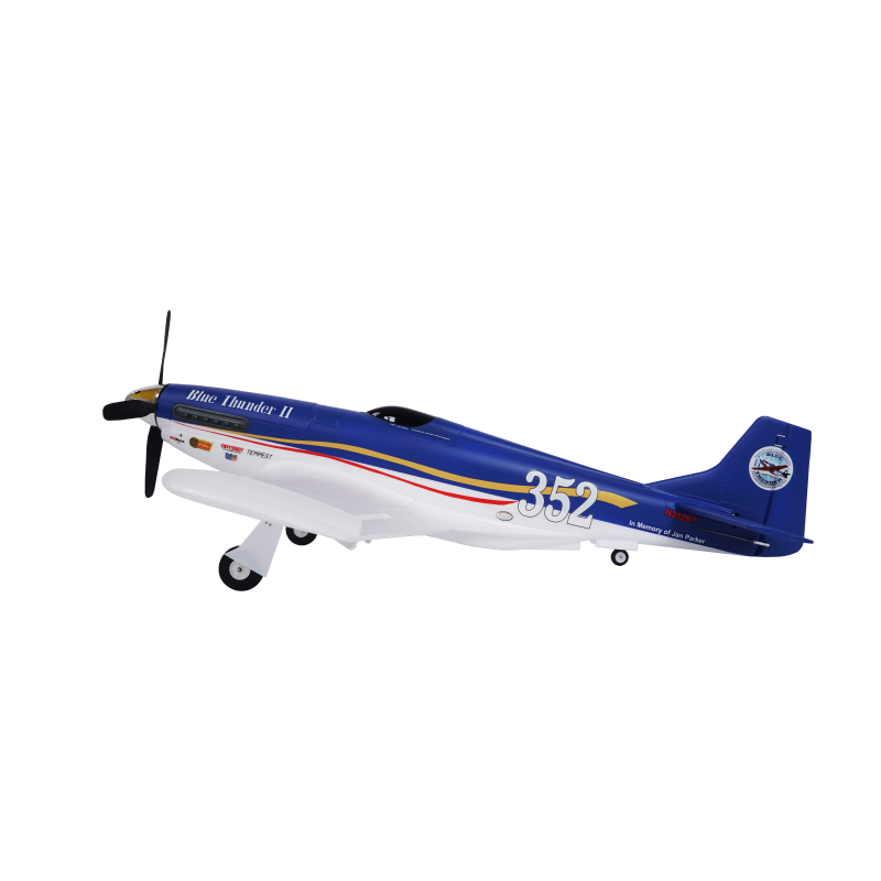 1/10 Plane 1100mm P51D Blue Thunder II PNP kit w/ reflex