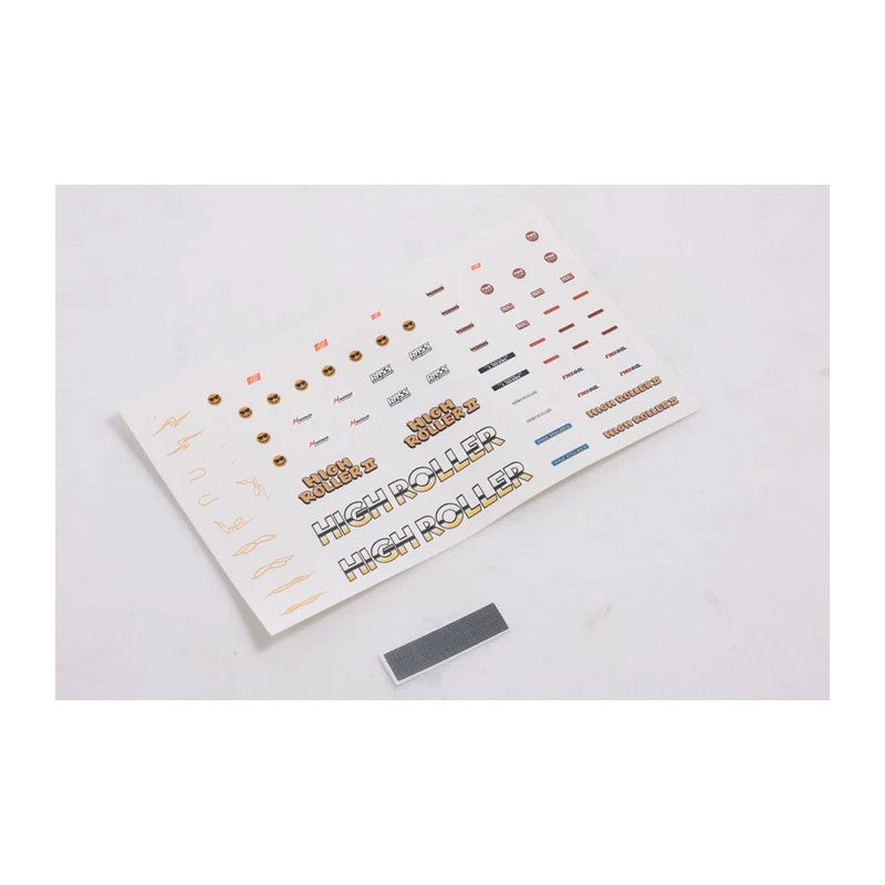 1/24 Smasher V2 FCX24 - car decal sheet v2 (red)