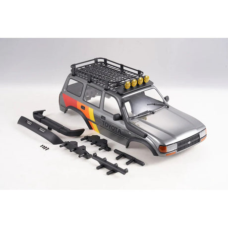 1/10 LC80 FCX10 - CAR BODY ASSEMBLY PAINTED (GRAY)